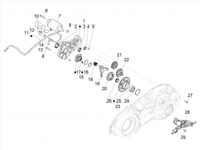 Reverse gear assy